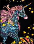 Opakowanie Kolorowanka welwetowa A4 Jednorożec Zodiak
