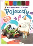 Okładka książki Kolorowanka z farbami Pojazdy
