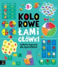Okładka książki Kolorowe łamigłówki. Zadania logiczne dla bystrzaków 8+