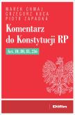 Okładka książki Komentarz do Konstytucji RP art. 10, 80, 81, 216