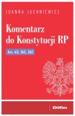Okładka książki Komentarz do Konstytucji RP art. 63, 161, 162