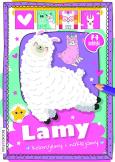 Okładka książki Lamy. Kolorujemy i naklejamy
