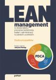 Okładka książki Lean management w doskonaleniu procesów kształcenia, badań i administracji w polskich uczelniach. Studia przypadków