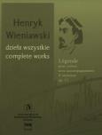 Okładka książki Legenda nuty na skrzypce i orkiestrę op. 17
