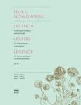 Okładka książki Legenda op.32 na skrzypce i fortepian