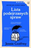 Lista podejrzanych spraw. Autor: Jennie Godfrey. Dobreksiazki.pl Okładka książki Lista podejrzanych spraw