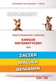 Okładka książki Mat. z wesołym kangurem. Suplement 2026 Żaczek...