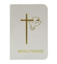 Okładka książki Modlitewnik mały złocony - biały