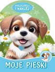 Okładka książki Moje pieski. Pokoloruj i naklej