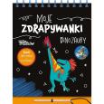Okładka książki Moje zdrapywanki Dinozaury Rodzina Treflików
