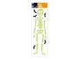 Opakowanie Naklejka Halloween szkielet świecący