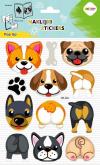 Opakowanie Naklejki 3D Pop Up Dog Face&Tail 146x240 HAPPY