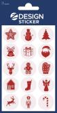 Opakowanie Naklejki błyszczące - świąteczne symbole