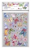 Opakowanie Naklejki foliowe 2 plansze motyle, kwiaty