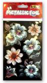 Opakowanie Naklejki foliowe Metalic Double Flowers PENMATE