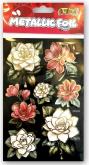 Opakowanie Naklejki foliowe Metalic Double Flowers PENMATE