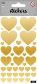 Opakowanie Naklejki - Golden Hearts