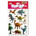 Opakowanie Naklejki metaliczne Dinosaurs