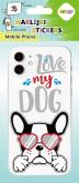 Opakowanie Naklejki Mobile Love Dog 90x205 HAPPY COLOR