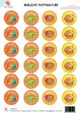 Opakowanie Naklejki motywancyjne squishy, dumpling, pieróg A4