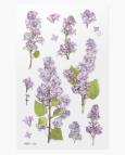 Opakowanie Naklejki ozdobne kwiaty Bez Lilak