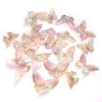 Opakowanie Naklejki pet połyskujące motyle crystal pink20 szt.
