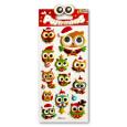 Opakowanie Naklejki puffy Christmas Owls