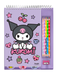 Opakowanie Notatnik z kredkami i temperówką Kuromi KU00014