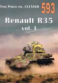 Okładka książki Nr 593 Renault R35 vol. I TANK POWER VOL. CCLXXVII