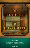 Okładka książki Od lektoratu do doktoratu (i ....z powrotem)