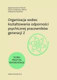Okładka książki Organizacja wobec kształtowania odporności...