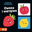 Okładka książki Owoce i warzywa. Książeczka kontrastowa