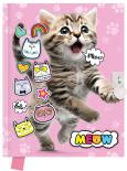 Opakowanie Pamiętnik z kłódką 80 kartek Meow