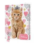 Opakowanie Pamiętnik z kłódką Princess Cat 80k. 14x18cm