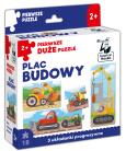 Okładka książki Pierwsze duże Puzzle Plac budowy Kapitan Nauka