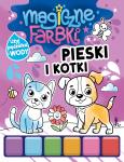 Okładka książki Pieski i kotki. Magiczne farbki