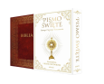 Okładka książki Pismo Święte Starego i Nowego Testamentu. Biblia domowa. Pamiątka I Komunii Świętej