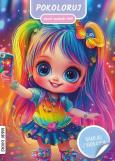 Okładka książki Pokoloruj dzień modelki Mili