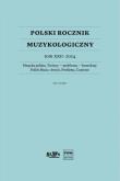 Okładka książki Polski Rocznik Muzykologiczny T.22 2024