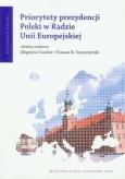 Okładka książki Priorytety prezydencji Polski w Radzie Unii Europejskiej