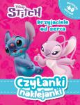 Okładka książki Przyjaciele od serca. Disney Stitch. Czytanki naklejanki