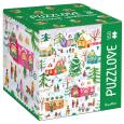 Puzzlove CzuCzu Zimowe spotkania 150el. Wydawca: Bright Junior Media. Dobreksiazki.pl Opakowanie Puzzlove CzuCzu Zimowe spotkania 150el