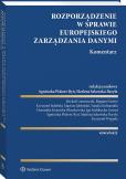 Okładka książki Rozporządzenie w sprawie europejskiego zarządzania danymi. Komentarz