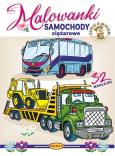 Okładka książki Samochody ciężarowe. Malowanki - seria z misiem