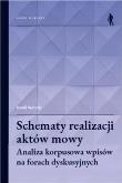 Okładka książki Schematy realizacji aktów mowy