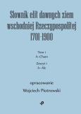 Okładka książki Słownik elit dawnych ziem wschodniej Rzeczypospolitej 1701–1900