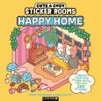 Okładka książki Sticker Rooms: Happy Home