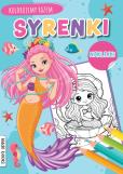 Okładka książki Syrenki. Kolorujemy razem