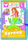 Okładka książki Syreny. Kolorujemy i naklejamy