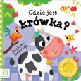 Okładka książki Szukamy zwierząt. Gdzie jest krówka? Filcowe klapki i lusterko